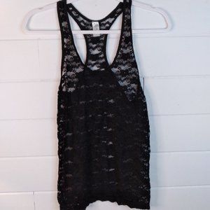 Adrienne Vittadini Womens Floral Ruffle Cap Sleeve Blouse Size X-large